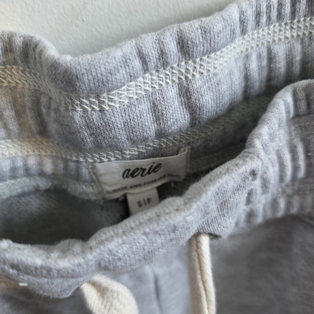 Aerie Light Gray Set Hoodie+Joggers, Size Small - Picture 7 of 8